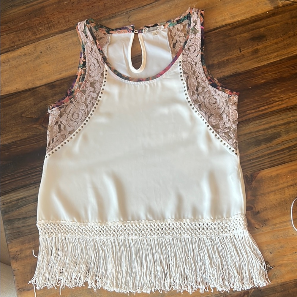 Gimmicks Embellished Tank Top - Small